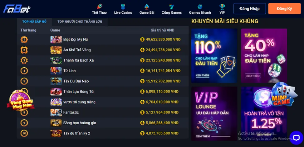 Các phương thức rút tiền từ CWIN09 link vào